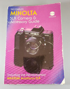 Complete Minolta Single Lens Reflex Camera and Accessory Guide Minolta Paperback